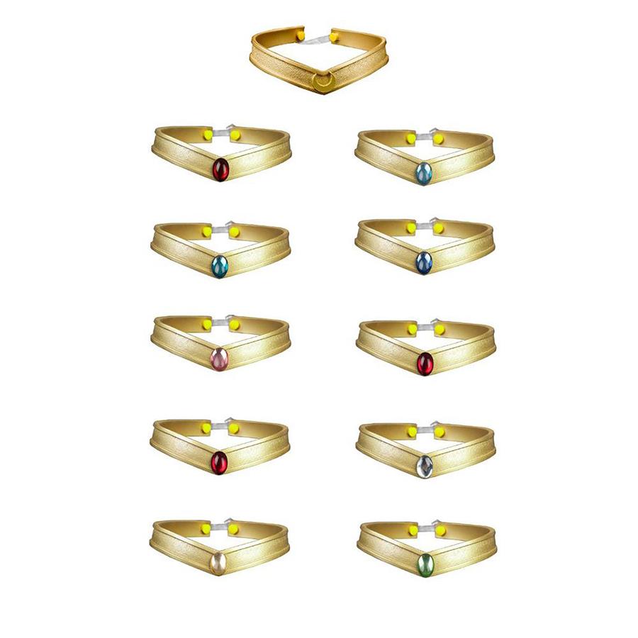 Ship Sailor Headwear/Tiara Accessories Gold PVC Cosplay Props